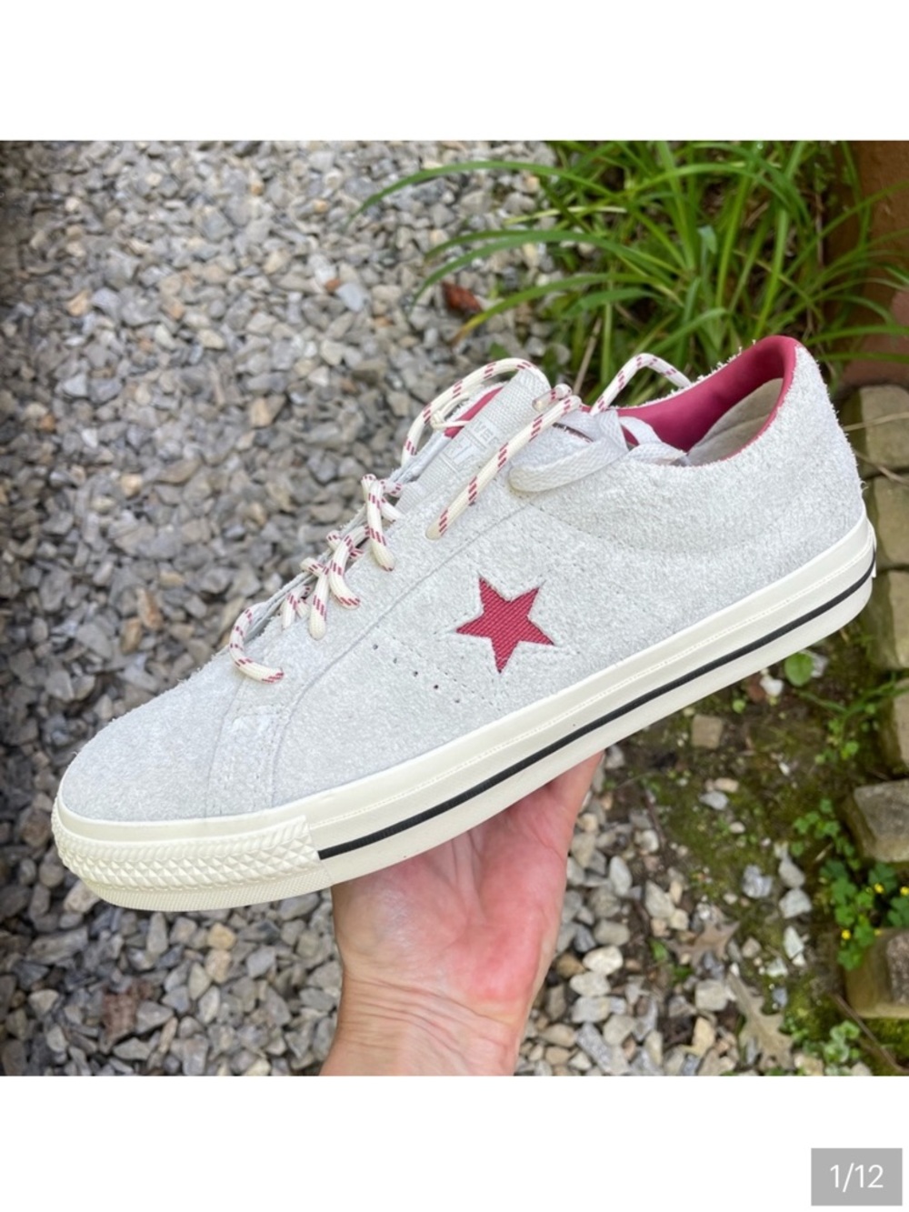 NWT Converse One Star Pro suede sneakers Size 9 Men’s Unisex 10.5 Women’s